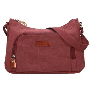 Dámska crosbody kabelka Katana Luiza - vínová