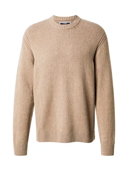 JACK & JONES Sveter 'JCOPOINT'  farba ťavej srsti