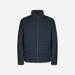 Tmavě modrá pánská péřová bunda Geox Warrens - Pánské