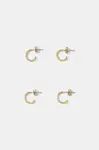 Pozlacené náušnice EDBLAD Duo Pair 2-pack
