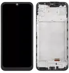 LCD display + dotyková deska + přední kryt pro Samsung Galaxy A15 4G/5G, black TFT