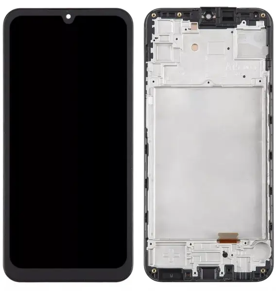 LCD display + dotyková deska + přední kryt pro Samsung Galaxy A15 4G/5G, black TFT