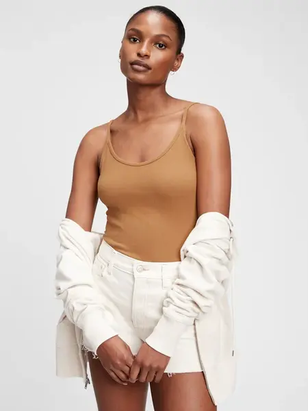 GAP Tílkové body rib bodysuit - Dámské