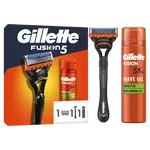 GILLETTE 5 Dárková sada - holicí strojek a gel na holení