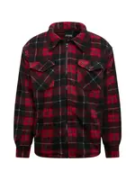 Urban Classics Prechodná bunda  červená / čierna / biela