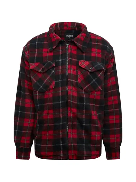 Urban Classics Prechodná bunda  červená / čierna / biela