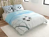 3D Bavlněné povlečení FOOTBALL ZONE, modré Rozměr povlečení: 70 x 90 cm | 140 x 200 cm