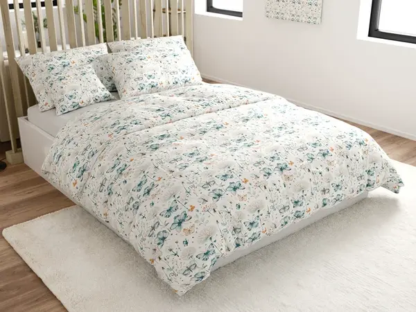 Bavlněné povlečení Renforcé ELIVINE bílé Rozměr povlečení: 70 x 90 cm | 140 x 200 cm