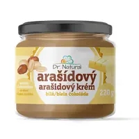 Dr. Natural Arašídový krém s bílou čokoládou 220 g