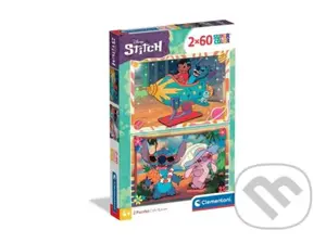 PUZZLE 2X60 STITCH 2025 - puzzle z kategorie 60 - 300 dílků