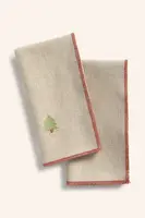 Sada ubrousků se lnem Calma House Joy 45 x 45 cm