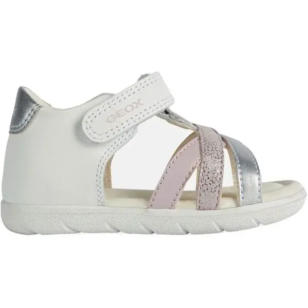 Geox B SANDAL ALUL Dívčí sandály, bílá, velikost