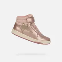 Růžové dívčí tenisky Geox Maltin - Holky