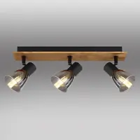 Svítidlo 54307-3W hnědé dřevo  LS3