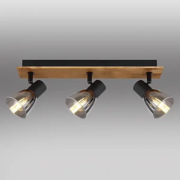 Svítidlo 54307-3W hnědé dřevo  LS3