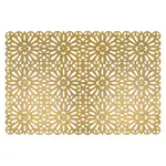 Podložka 30x45cm Pvc/Ps Hranatá Zlatá 37091 Glamour