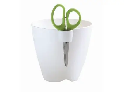 Květináč na bylinky LIMES UNO 15 cm, bílá