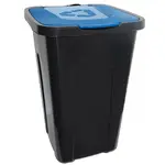 Koš 50L pro třídění odpadu modrý