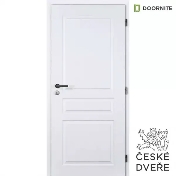 Interiérové dveře Troja plné 80P bílé