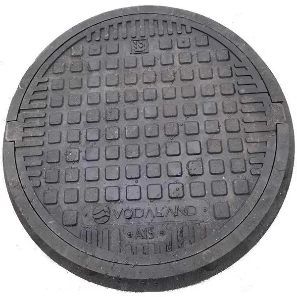 Poklop revizní šachty polymerový kulatý 7,5x75x75 cm