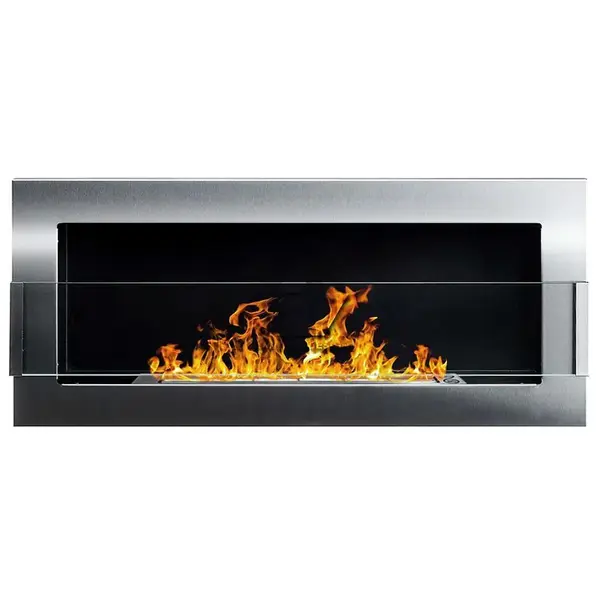 Biokrb 900x400 inox stříbrný vč. skla