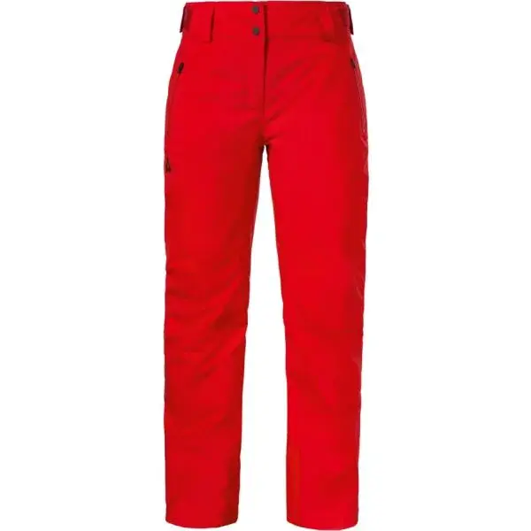 Schöffel PINE W Dámske lyžiarske nohavice, červená, veľkosť
