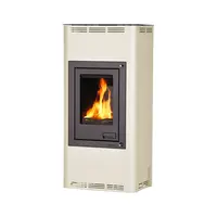 Kachle s výmenníkom AQUAFLAM 7, krémová, automatická regulácia FLHSF29-034