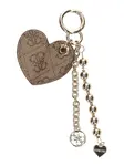 GUESS Prívesky na kľúče 'Brenton'  béžová / hnedá
