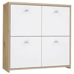 Komoda BEST CHEST dub artisan/bílá