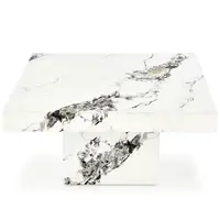 Konferenční stolek Monolit bílá mramor 80