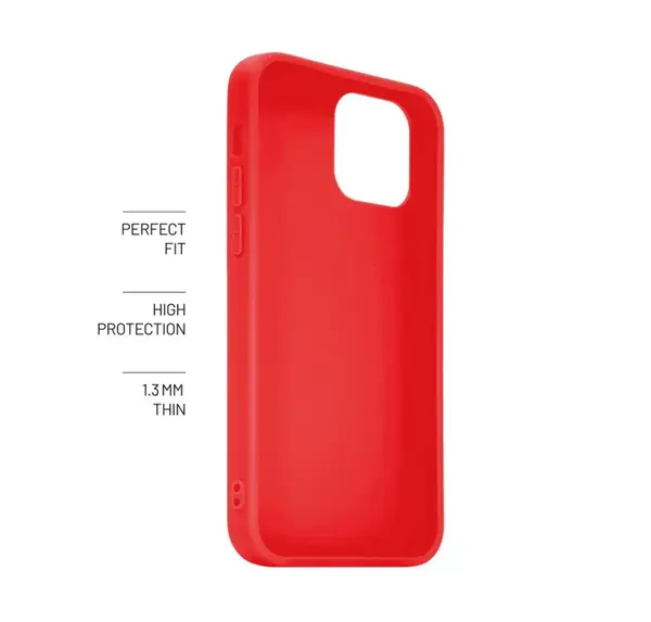 Zadní kryt FIXED Story pro Apple iPhone 26e / 17e, červená