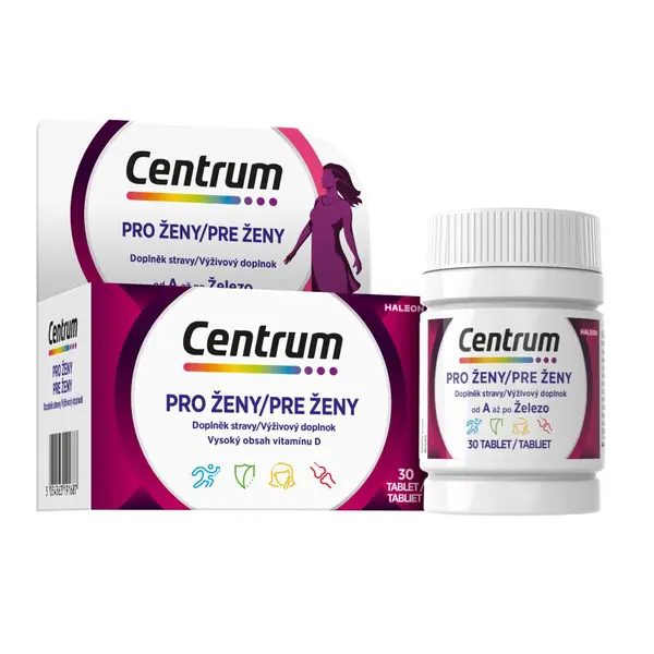 Centrum multivitamín pro ženy 30 tablet