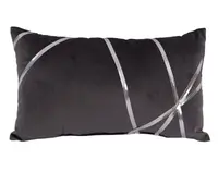 Dekoračný vankúš Vanessa 30x50 cm, antracitový%