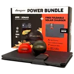 Deeper power bundle nahadzovací sonar chirp+ 3 a solárna nabíjačka