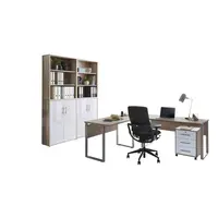 MID.YOU KANCELÁŘ, Sonoma dub, vysoce lesklá bílá