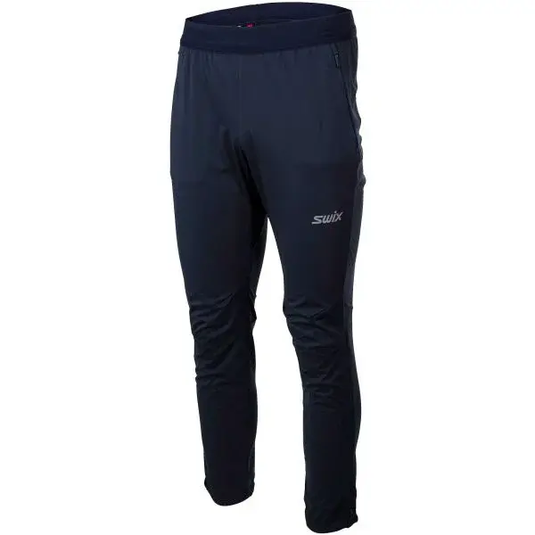 Swix CROSS PANTS M Bežkárske nohavice, tmavo modrá, veľkosť