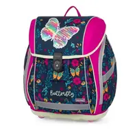 Oxybag BUTTERFLY 2 Školský ruksak, tmavo modrá, veľkosť