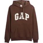 GAP V-HERITAGE LOGO Pánska mikina, hnedá, veľkosť