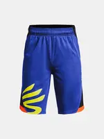 Under Armour Kraťasy B CURRY SPLASH SHORT-BLU - Kluci