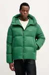 Péřová bunda Armani Exchange zelená barva, zimní, XM001115 AF16589