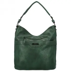 Dámská kabelka na rameno tmavě zelená - Romina & Co Bags Elisa