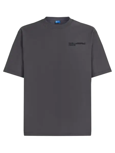 KARL LAGERFELD JEANS Tričko  tmavosivá