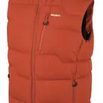 Husky Deep M L, dark orange Pánská péřová vesta na zip