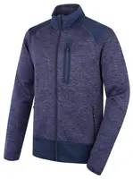 Husky Alan M XL, dk. blue Pánský fleecový svetr na zip