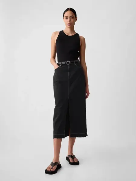 GAP Dámské Džínová midi sukně 431861-00 Velikost: 26