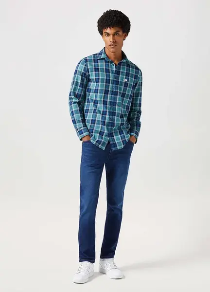 Džíny pro muže WRANGLER LARSTON NIGHT SHADE 112350845 Velikost: 33/30