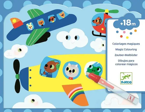 Kúzelné maľovanky – Čo sa skrýva na oblohe?