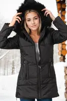 Z9668 DEWBERRY WOMEN'S COAT-BLACK