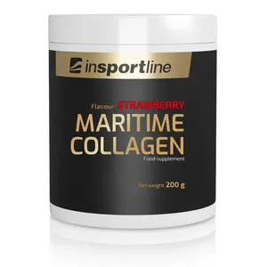 Mořský kolagen inSPORTline MaritimeCollagen 200 g jahoda