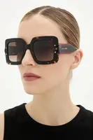 Sluneční brýle Carolina Herrera dámské, hnědá barva, HER 0322/S